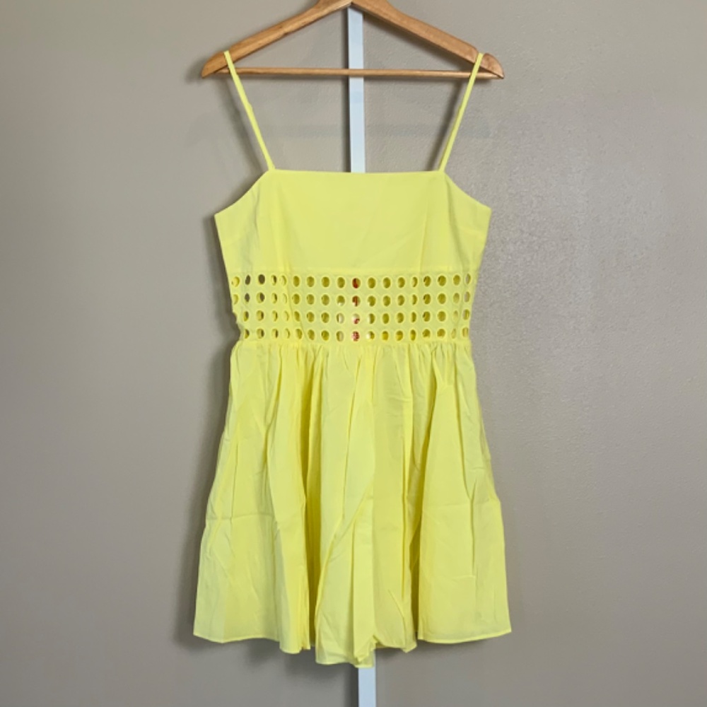 Solid & Striped Yellow Mini Dress - image 6